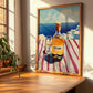 Retsina – Greek Coastal Table, Greek Wine Illustration, clean layout with no caption