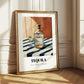 Tequila – on Striped Tablecloth, Mexican Spirit Wall Decor