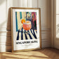 Singapore Sling – Singaporean Street Café Scene, Singaporean Beverage Wall Decor