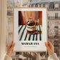 Mamajuana – on Striped Tablecloth, Dominican Spirit Still Life, styled in a charming Paris street view