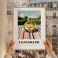 Vegetable Oil – Italian Hillside Café View, Food Shelf Still Life, styled in a charming Paris street view