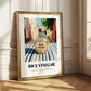 Rice Vinegar – Italian Outdoor Café Scene, Shelf Stock Still Life