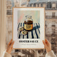 Oyster Sauce – on Striped Tablecloth, Grocery Painting, styled in a charming Paris street view