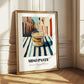 Miso Paste – Italian Street Café Scene, Dry Goods Painting