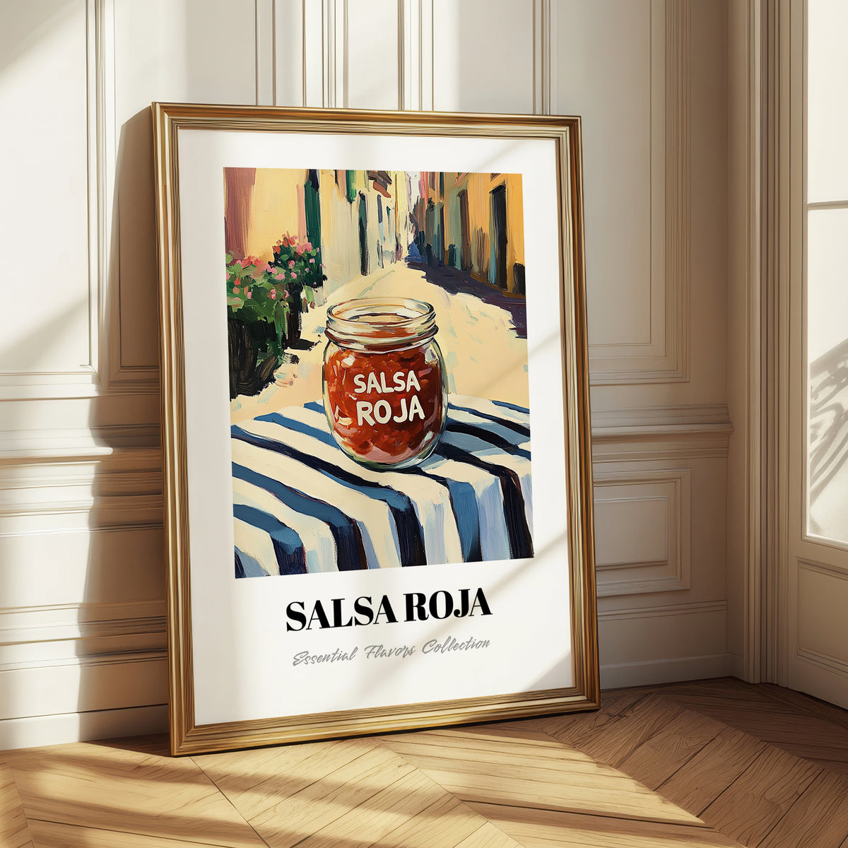Salsa Roja – Italian Street Café Scene, Pantry Illustration