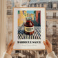 Barbecue Sauce – Italian Street Café Scene, Bbq Illustration, styled in a charming Paris street view