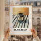 Black Beans – on Striped Tablecloth, Dry Goods Wall Art, styled in a charming Paris street view