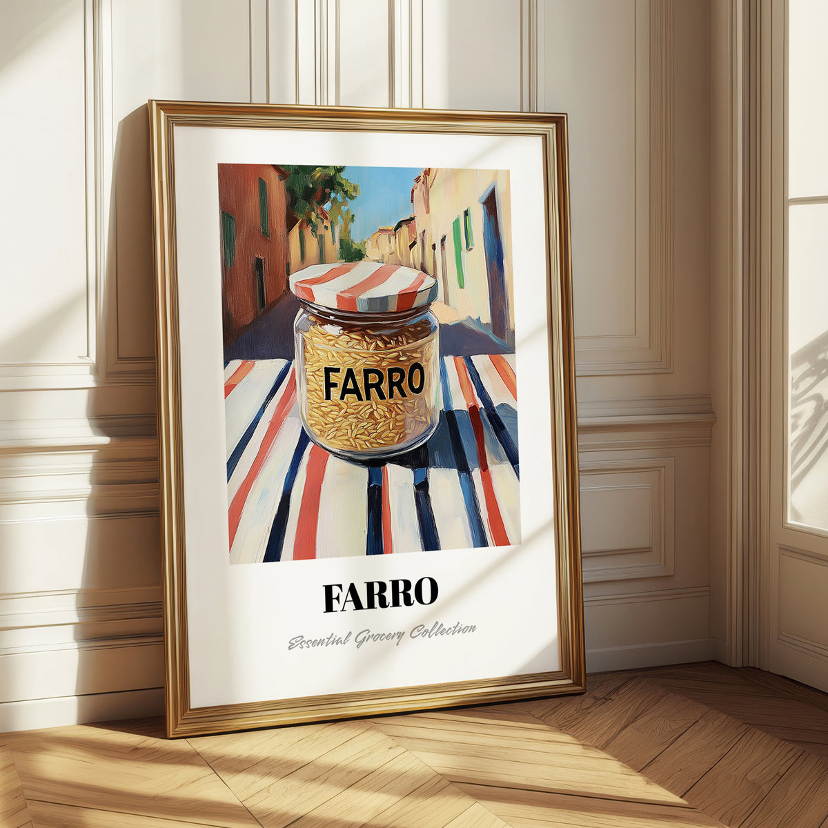 Farro – Italian Café on the Corner, Grocery Illustration