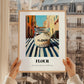 Flour – Italian Street Café Scene, Dough Wall Art, styled in a charming Paris street view