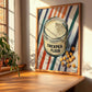 Chickpea Flour – on Striped Tablecloth, Dough Still Life, clean layout with no caption