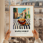 Maple Syrup – Italian Street Café Scene, Sweetener Still Life, styled in a charming Paris street view