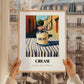 Cream – Italian Urban Café Scene, Dairy Still Life, styled in a charming Paris street view