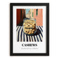 Cashews – Italian Café on the Corner, Nuts Still Life, in sleek black frame
