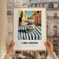 Chia Seeds – Italian Street Café Scene, Nuts Poster, styled in a charming Paris street view