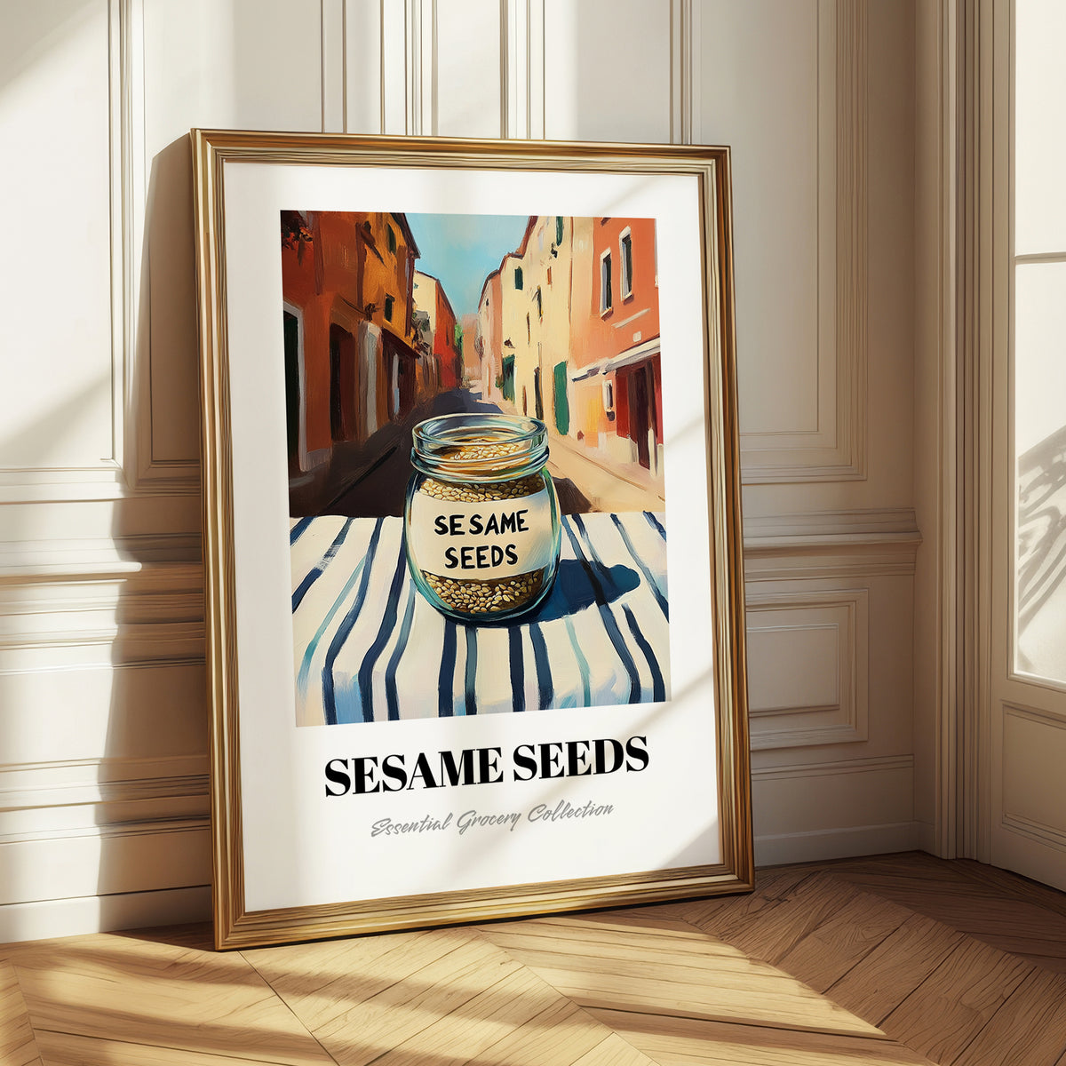 Sesame Seeds – Italian Café on the Corner, Nuts Wall Art