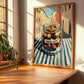 Hazelnuts – Italian Café on the Corner, Nuts Print, clean layout with no caption