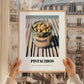 Pistachios – on Striped Tablecloth, Nuts Art, styled in a charming Paris street view