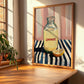 Lemonade – on Striped Tablecloth, Lemonade Poster, clean layout with no caption