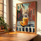Mango Juice – Italian Street Café Scene, Lemonade Still Life, clean layout with no caption