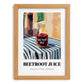 Beetroot Juice – Italian Café on the Corner, Lemonade Art, set in oak frame