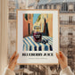 Blueberry Juice – Italian Café on the Corner, Lemonade Poster, styled in a charming Paris street view
