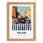 Fig Jam – Italian Café on the Corner, Jam Wall Decor, set in oak frame