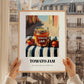 Tomato Jam – Italian Outdoor Café Scene, Jam Wall Decor, styled in a charming Paris street view