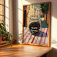 Black Pepper – Italian Outdoor Café Scene, Spices Art, clean layout with no caption