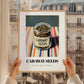 Caraway Seeds – on Striped Tablecloth, Spices Wall Poster, styled in a charming Paris street view