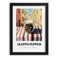 Aleppo Pepper – Italian Café on the Corner, Spices Still Life, in sleek black frame