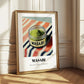 Wasabi – on Striped Tablecloth, Spices Illustration