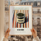 Savory – on Striped Tablecloth, Spices Still Life, styled in a charming Paris street view
