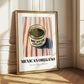 Mexican Oregano – on Striped Tablecloth, Spices Wall Poster