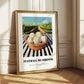 Puffball Mushroom – Green Valley Landscape, Mushrooms Illustration