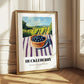 Huckleberry – Green Valley Landscape, Berries Painting