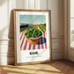 Basil – Green Valley Landscape, Fresh Herbs Still Life