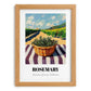Rosemary – Valley Café Scene, Fresh Herbs Still Life, set in oak frame
