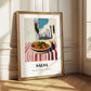 Salsa – White village Urban Café Scene, Mexican Food Illustration