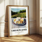 Cheese Platter – Hillside Café View, French Cheese Wall Decor 