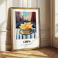 Chips – New York Urban Café Scene, American Food Still Life