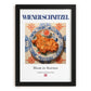 Wiener Schnitzel – Austrian Meat Dish, Tavern Wall Art, in sleek black frame