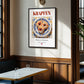 Krapfen – Austrian Dessert Dish, Bistro Illustration, clean layout with no caption