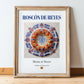 Roscón de Reyes – Spanish Dessert Dish, Brasserie Wall Art, in wooden frame leaning on the floor