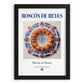 Roscón de Reyes – Spanish Dessert Dish, Brasserie Wall Art, in sleek black frame