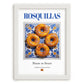Rosquillas – Spanish Dessert Dish, Food Bar Painting, placed in minimal white frame