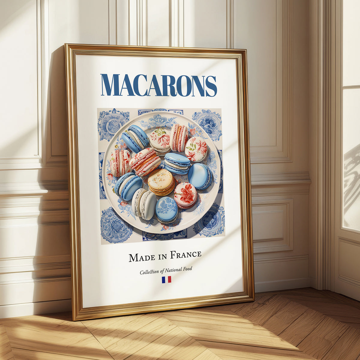 Macarons – French Dessert Dish, Fine Dining Restaurant Wall Art