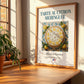 Lemon Meringue Pie – French Dessert Dish, Restaurant Poster, no-text version framed in wood