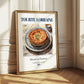 Tourte Lorraine – French Dish, Bistro Wall Decor