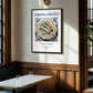 Sardines grillées – French Dish, Brasserie Poster, clean layout with no caption