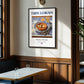 Tarte à l'oignon – French Dish, Fine Dining Restaurant Illustration, clean layout with no caption